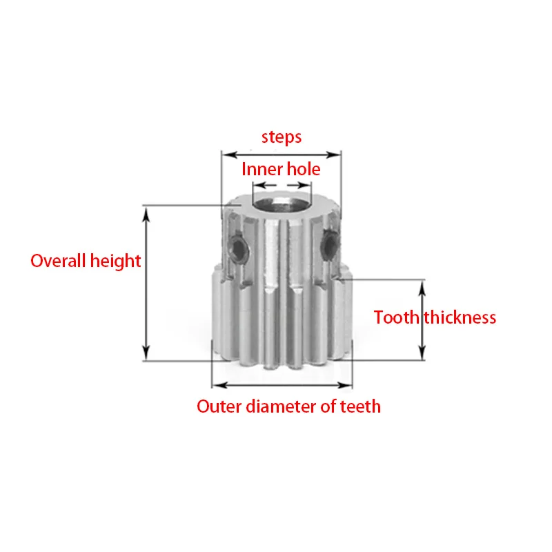 1 шт. зубчатая шестерня из углеродистой стали 1M30T-35T модуль размер отверстия