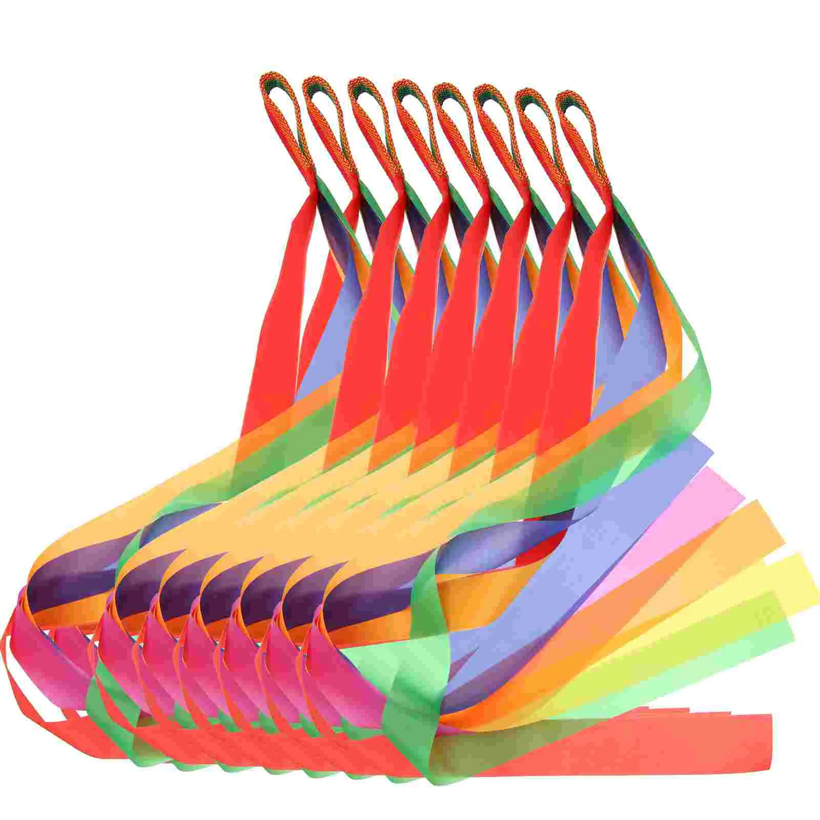 

Ribbon Ribbons Dance Dancing Gymnastics Streamers Stick Streamer Wand Twirling Kids Rainbow Colored Juggling Stunt Wrist Runner