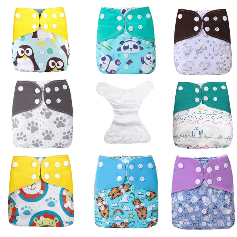 

Eco-friendly Diaper Cover Wrap Washable Diapers Couches Lavables Baby Nappy Reusable Nappy Baby Pocket Cloth Diapers