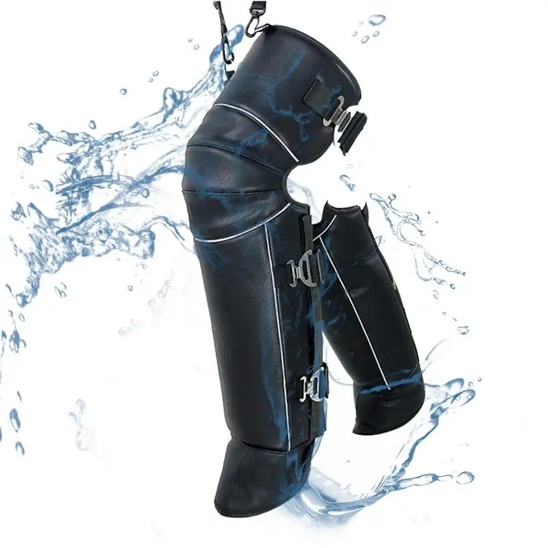 

Отражающие наколенники для мотоцикла, регулируемый теплый плюшевый наколенник, аксессуары для велоспорта