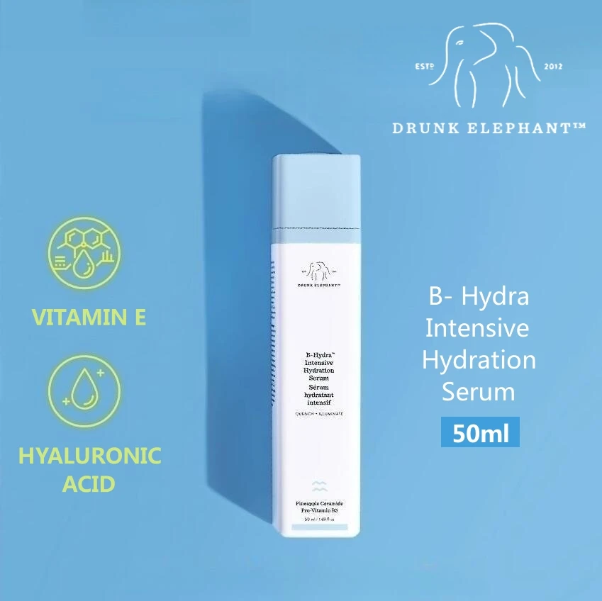 

50ml Drunk Elephant B-Hydra Intensive Hydration Serum For All Skin Types Brightens Skin Tone Moisturizing Marula Facial Oil