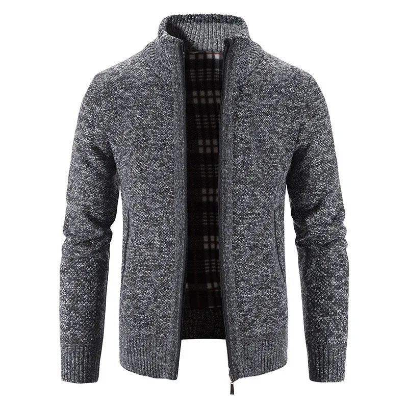 New Spring Autumn Knitted Sweater Men Fashion Slim Fit Cardigan Men Causal Sweaters Coats Solid Single Breasted Cardigan men