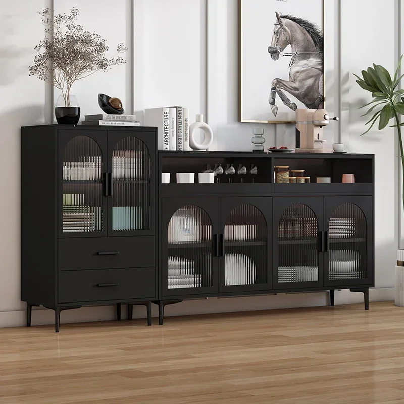 Роскошные кухонные шкафы для хранения сервант Современные витрины ящики