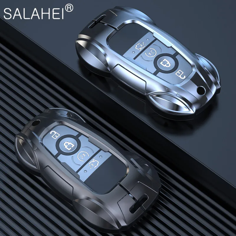 

Car Key Case Cover Shell For Ford Fusion Mondeo Mustang Explorer Edge EcoSport For Lincoln Mondeo MKC MKZ MKX Accessories