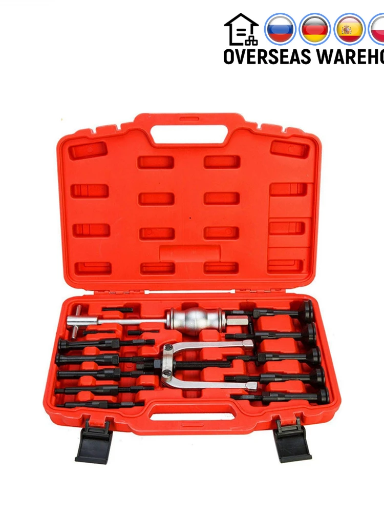 

16PCS Car Bearing Separator Bearing Puller Converter Removal Inner Holes Tool Kit Auto Repair Blind Shells Pilot Bush Bearings