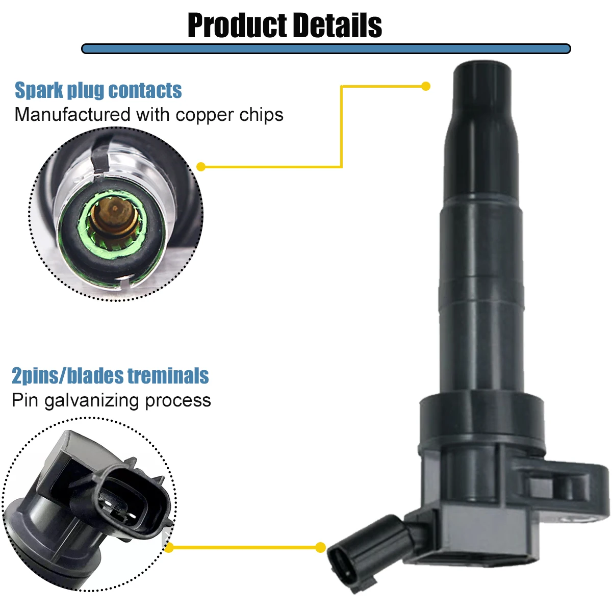 Новая катушка зажигания 27300-3F100 для Hyundai Santa Fe Sonata Genesis Tucson Kia Forte Forte5 Koup Optima UF611 UF-611