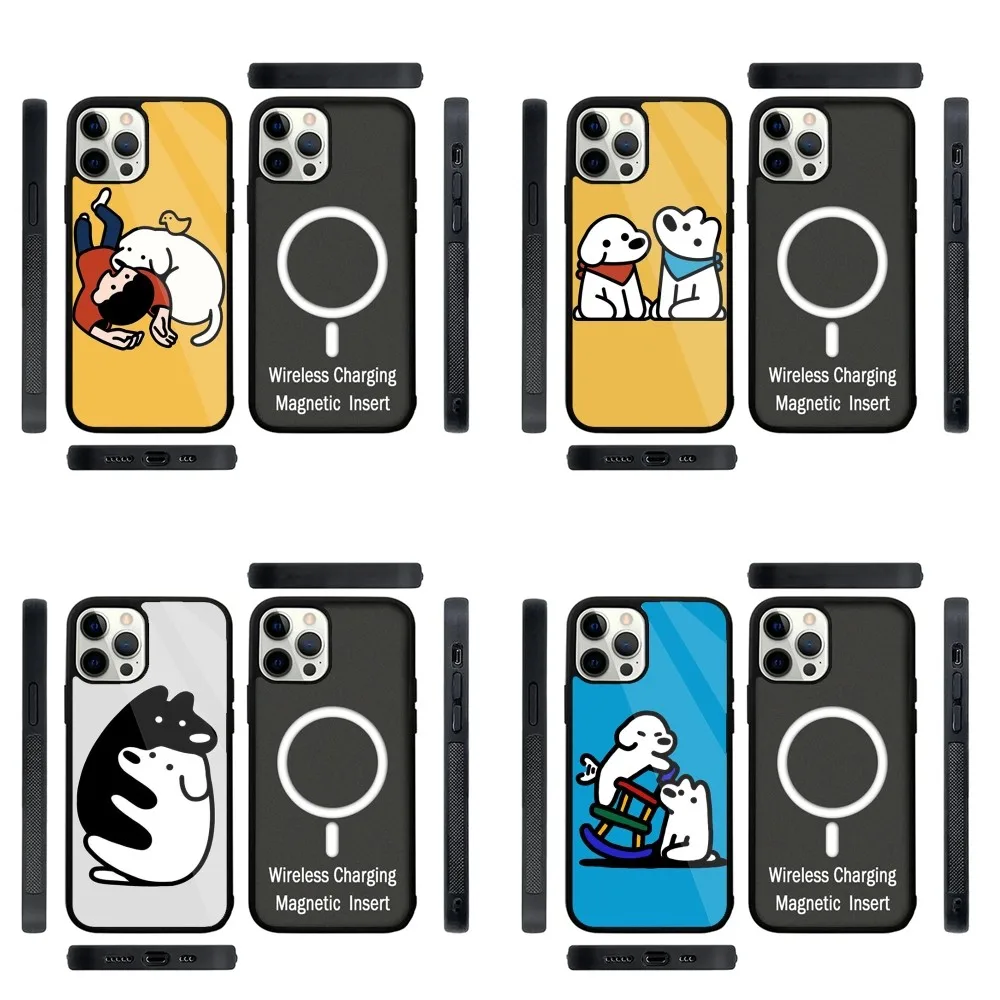 Чехол для телефона Matsui Art с сильным магнитом IPhone 16 15 14 13 Pro Max Plus 11 12 мини