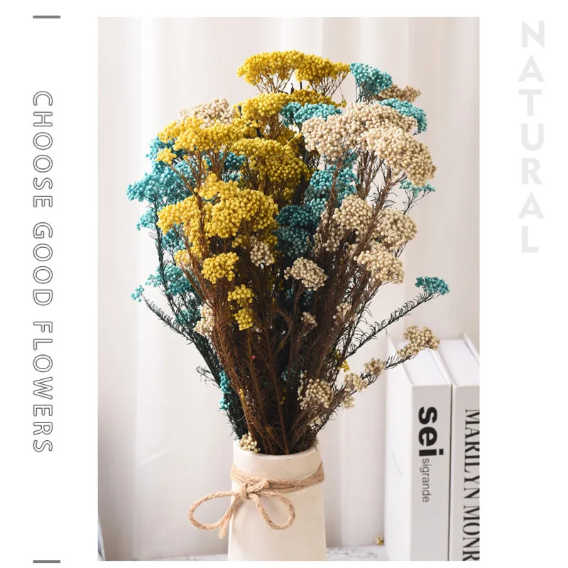 

50g Natural Millet Fruit Dried Flower living Room Wedding Decoration Artificial Flower Wedding Centerpieces For Tables Sunflower