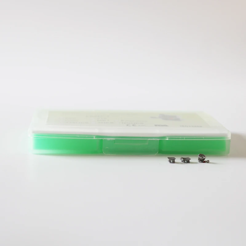 10 упаковок ортодонтические скобы пластиковая мини-коробка