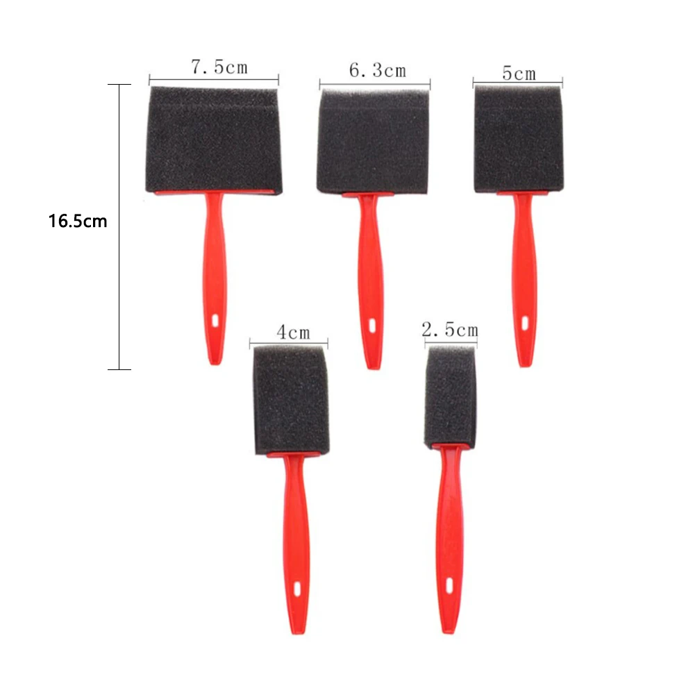 

5 шт., детская полиуретановая губка, 2,5/4/5/6/3/7 см