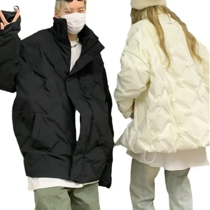 Новинка 2023 нишевое хлопковое стеганое пальто мужское и женское в американском