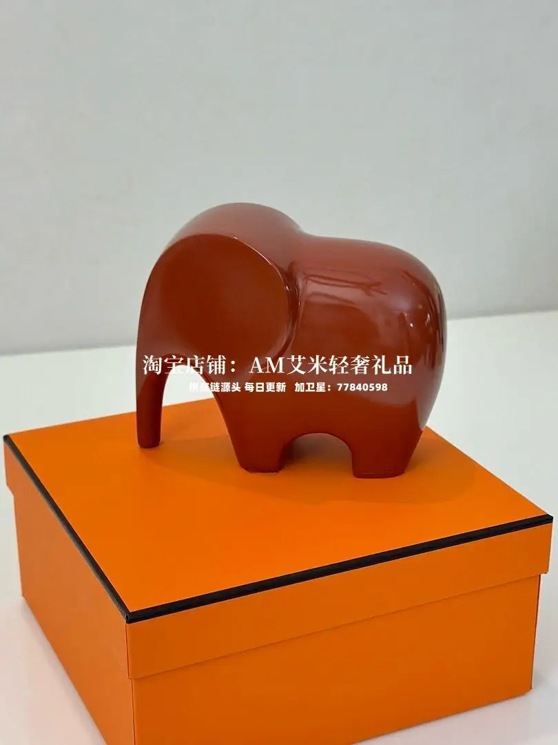 Европейские роскошные украшения Lucky Baby Elephant Pony лакированная ручная работа для