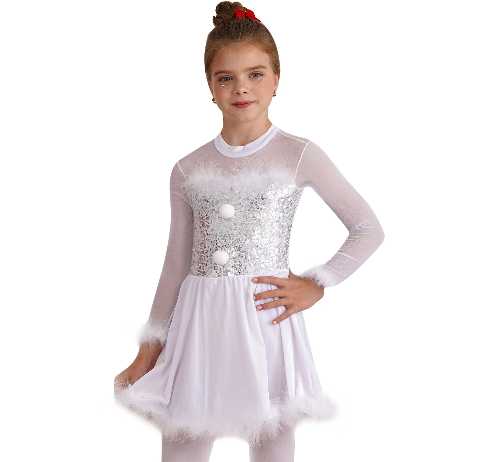 Рисунок 5 - Детское бархатное рождественское платье для девочек