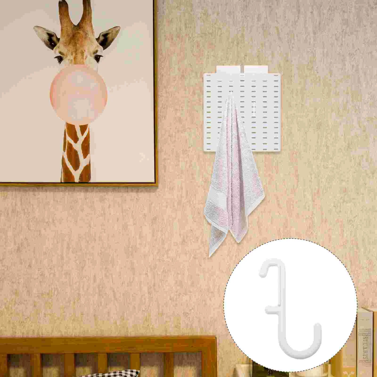 7 шт. крючок для доски вешалка перфорированной подвесная бытовая витрина полка