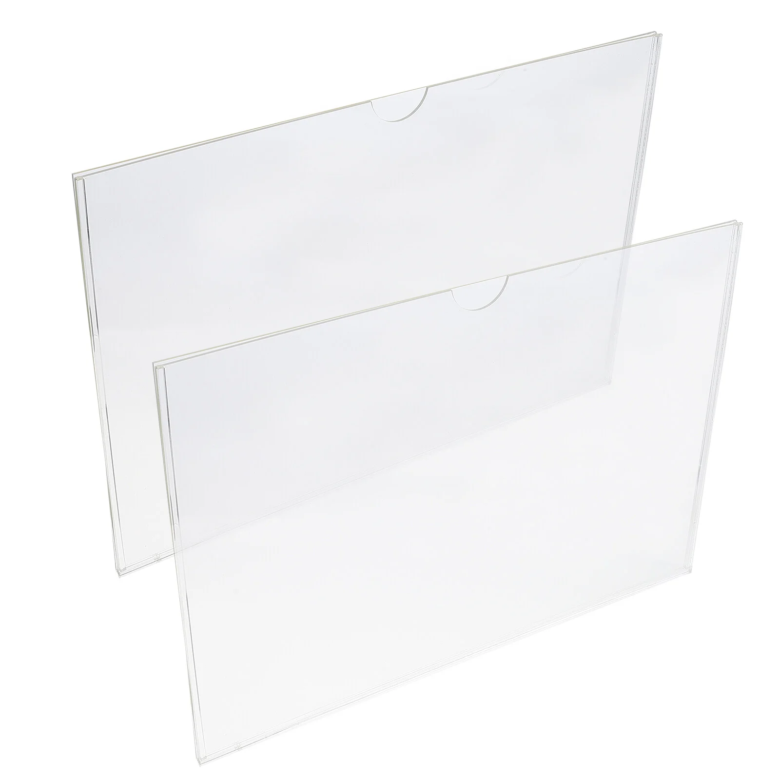 

Акриловая рекламная стойка, 2 шт., прозрачная витрина, прозрачные стойки, держатель для бумаги A4, держатель для карт, предмет, слот для этикетки