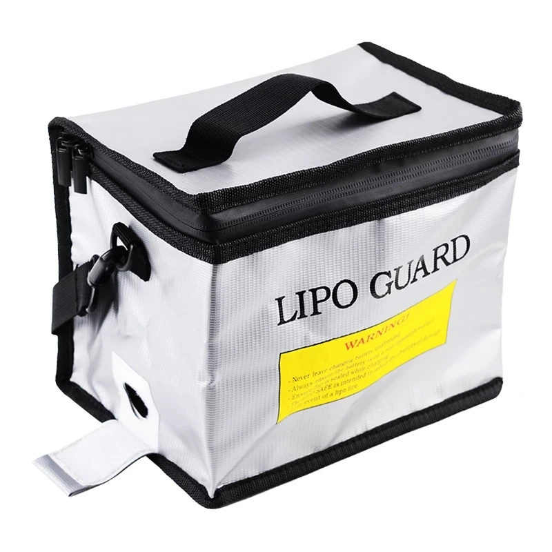 

Lipo Battery Safe Bag 215*145*165mm Fireproof Explosionproof Bag RC Lipo Battery Guard Safe Portable Storage Handbag