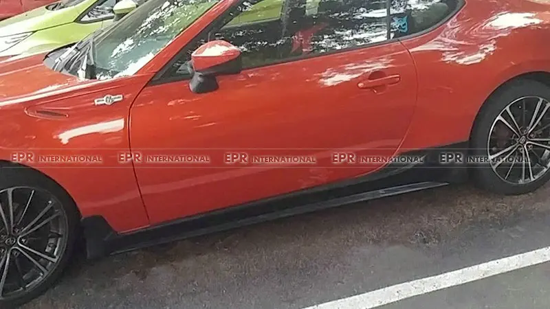 Автозапчасти для боковой юбки из углеродного волокна в стиле TRD Toyota FT86