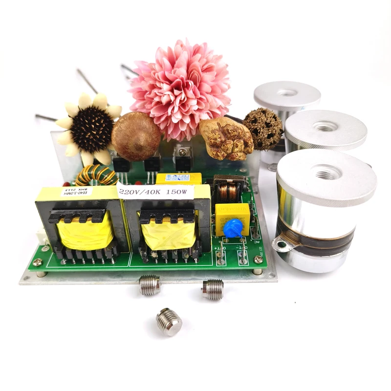 60 Вт 28K/40K низкочастотный ультразвуковой генератор PCB для очистки включает 1