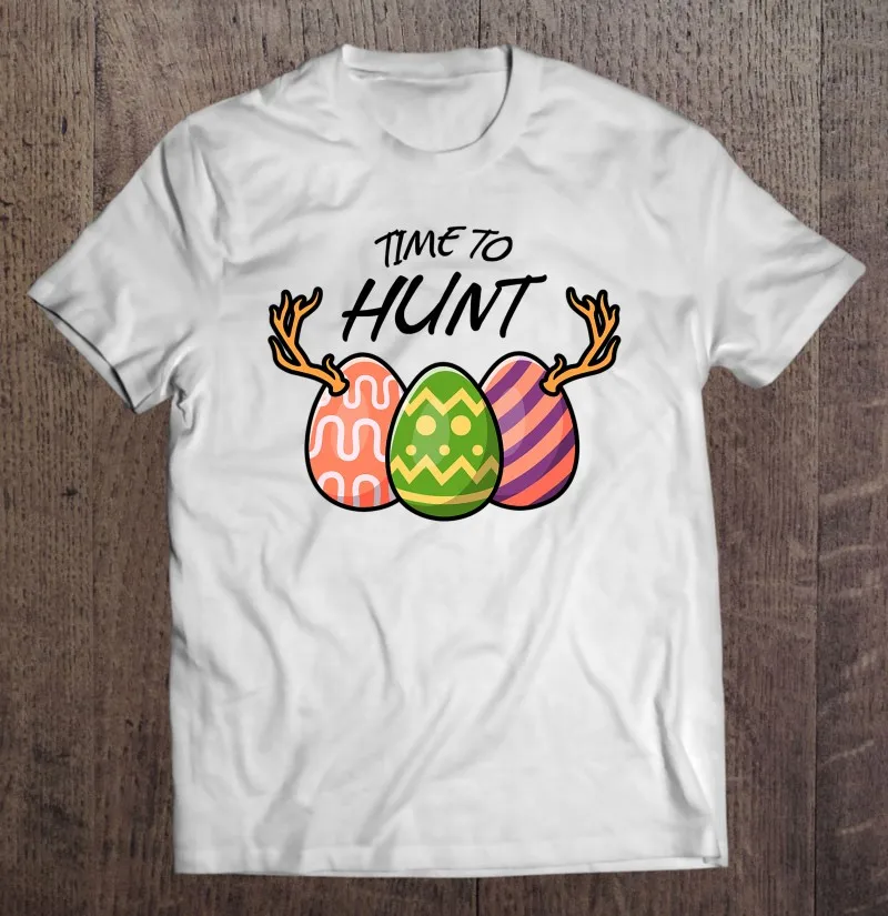 

Смешная Милая Пасхальная футболка с изображением пасхального яйца во время охоты, оленя, футболка большого размера, Женская аниме футболка,...