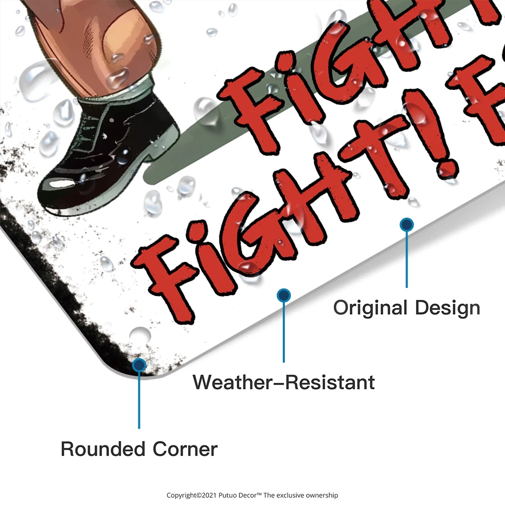 Putuo Decor Винтажная Металлическая Вывеска Трампа 1 Шт. Настенный Декор Для Дома