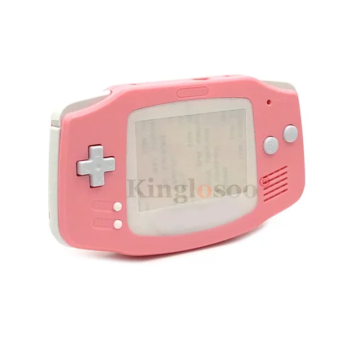 Розовый чехол с полным покрытием IPS для Nintendo Game boy advance GBA