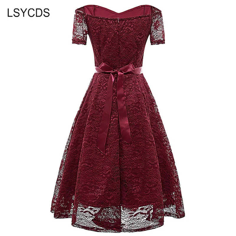 LSYCDS женское летнее сексуальное платье с разрезом на шее синий халат винтажное