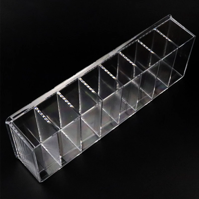 

8 Grid Guide Limit Comb Storage Box Electric Hair Clipper Blades Holder Organizer Case Barber Salon Hairdressing Tools