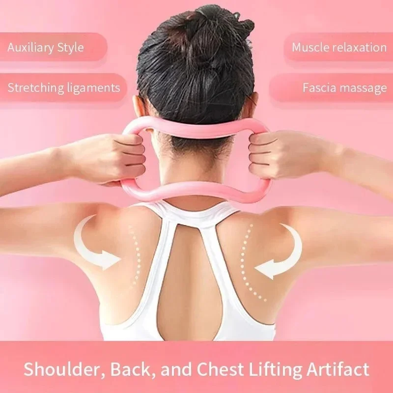 1 шт. круг для йоги пилатеса растягивающееся кольцо домашнее женское