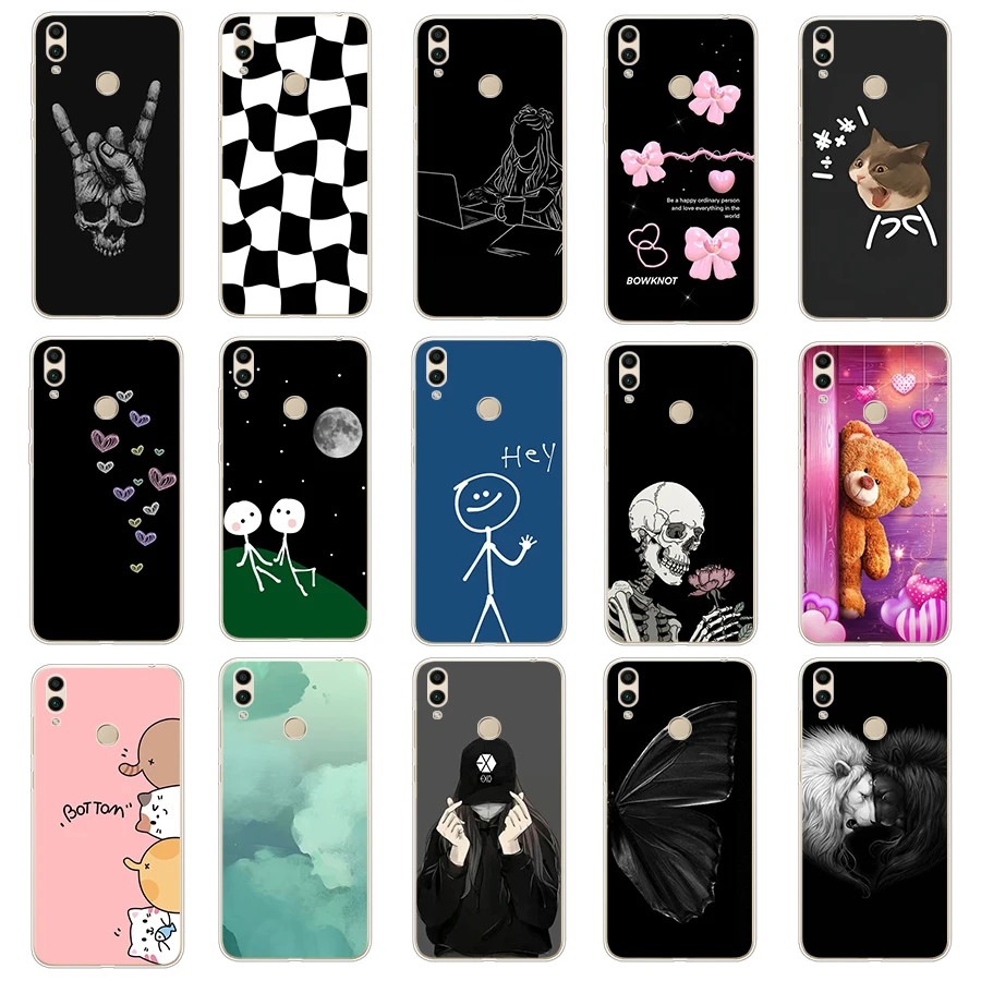 3 для Honor 8C/honor 20/20 lite/20s/20 pro Чехол мягкий силиконовый защитный чехол из ТПУ