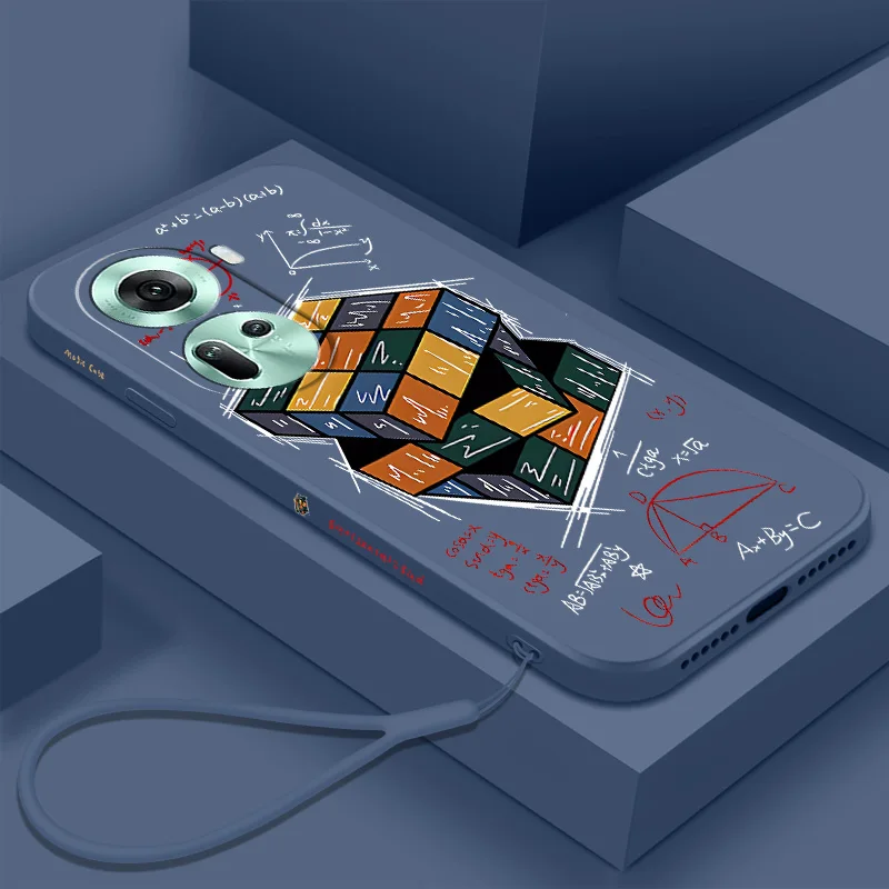 Оригинальный жидкий кремниевый чехол OPPO Reno11Pro для Reno11