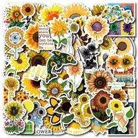 103050pcs sunflower stickers aesthetic decal scrapbook laptop stationary guitar suitcase phone car waterproof sticker kid toy