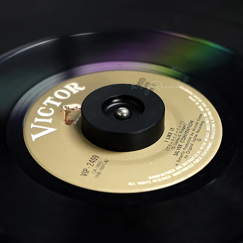 Новинка 7-дюймовый адаптер для проигрывателя звуковых записей EP 45 об/мин