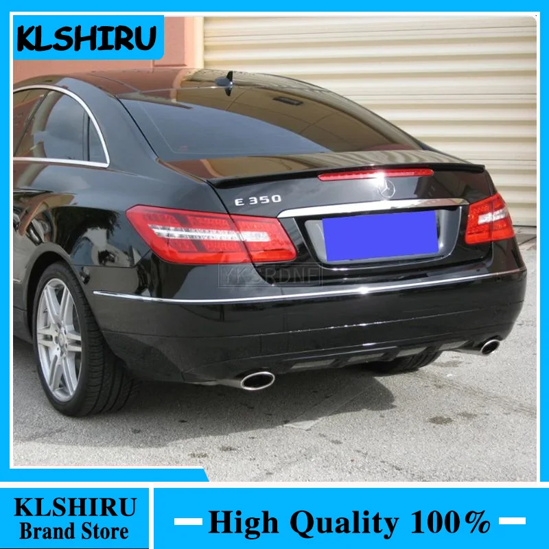 E class w207 c207 carbon fiber rear bumper trunk spoiler wings for mercedes 2010 - 2016 2-door coupe convertible e250 e200