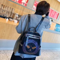 high quality rhinestone womens backpack luxury designer ruchsack large capacity travel bagpack hot sale 2022 sac a dos