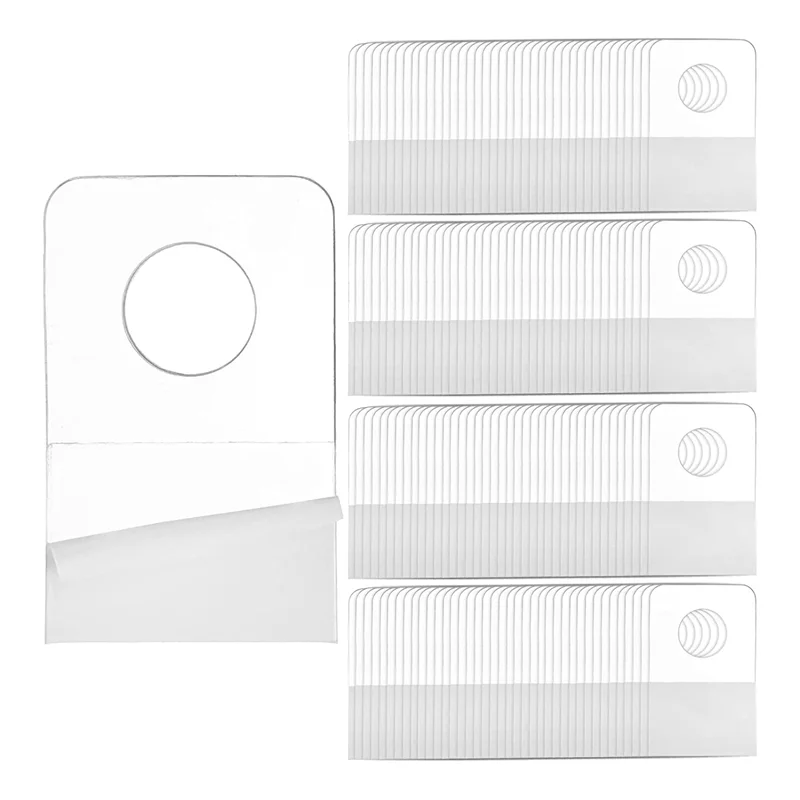 1000 шт. самоклеящиеся подвесные вкладки вешалка с круглым отверстием 1x1-1/2 дюйма