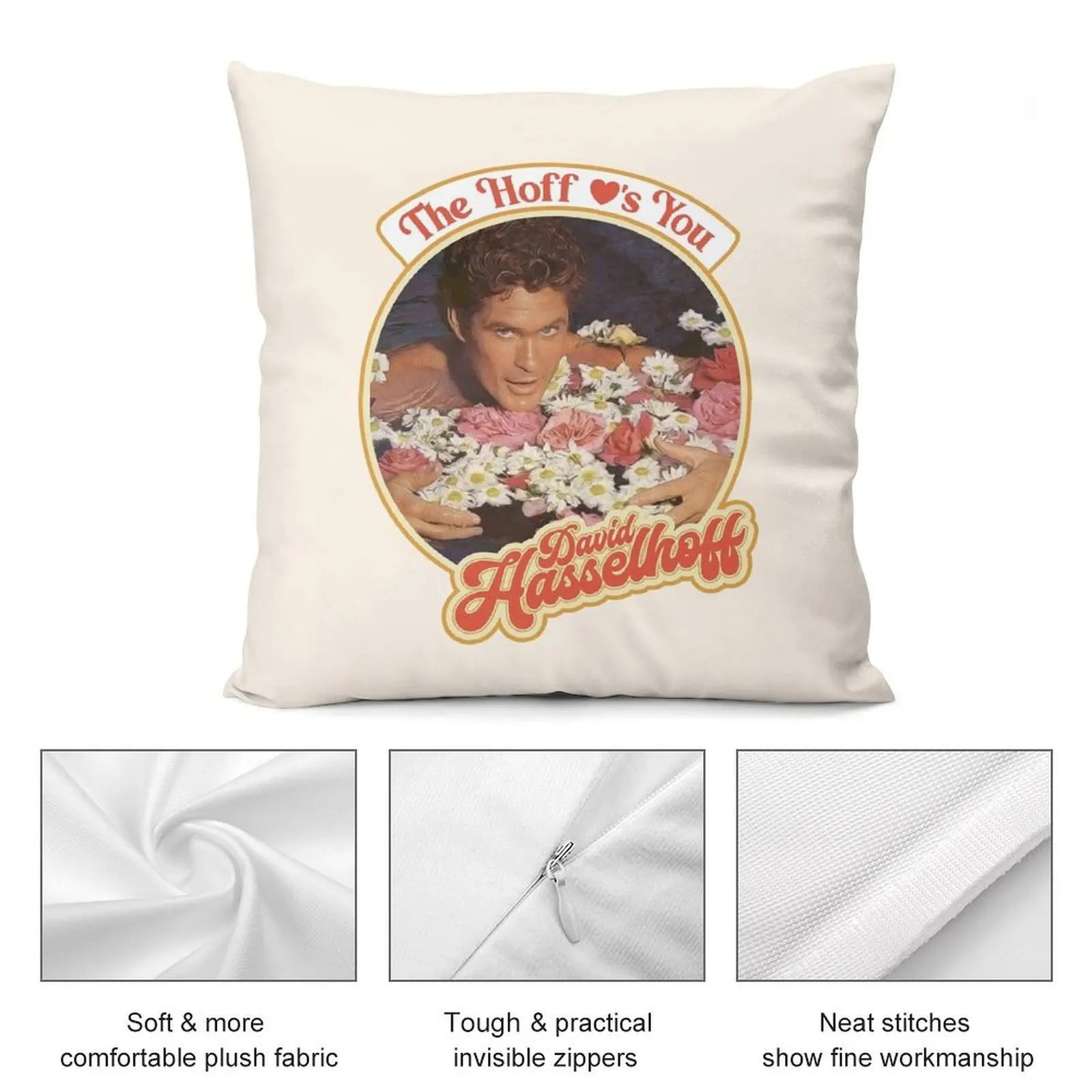 Наволочки для диванных подушек The Hoff Loves You декоративные подушки наволочки