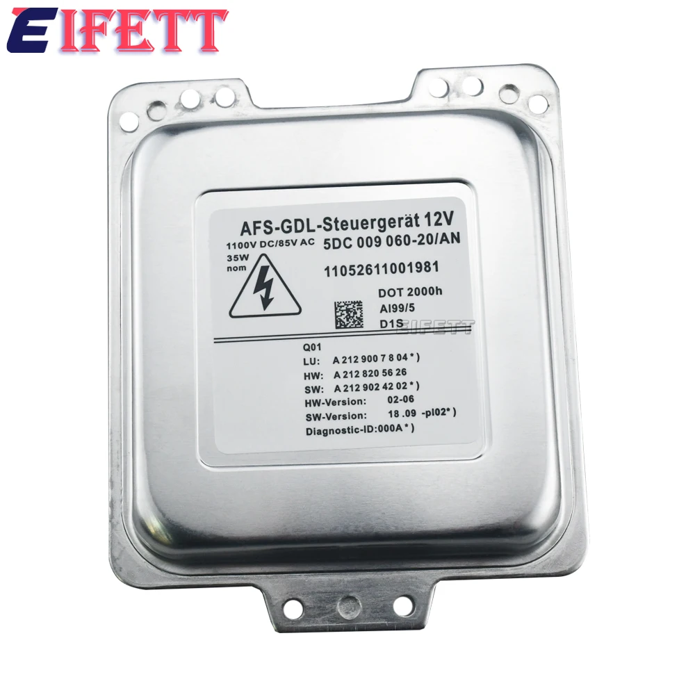 D1S ксеноновый балласт фар HID для Mercedes Benz W212 C207 A207 5DC 009060 -20 00906020 35 Вт 85 В переменного