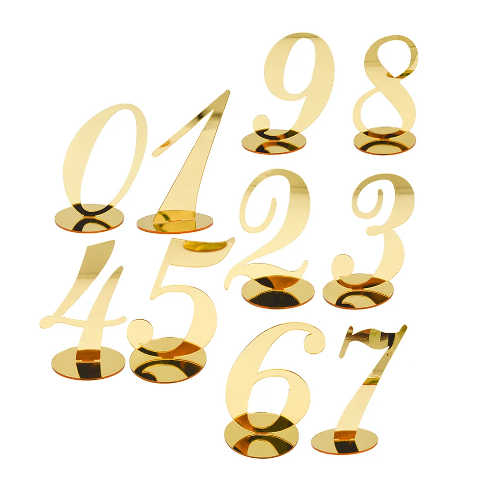 

10pcs Wedding Table with Holder Base Party Table Holder for Wedding Reception and Decoration Golden