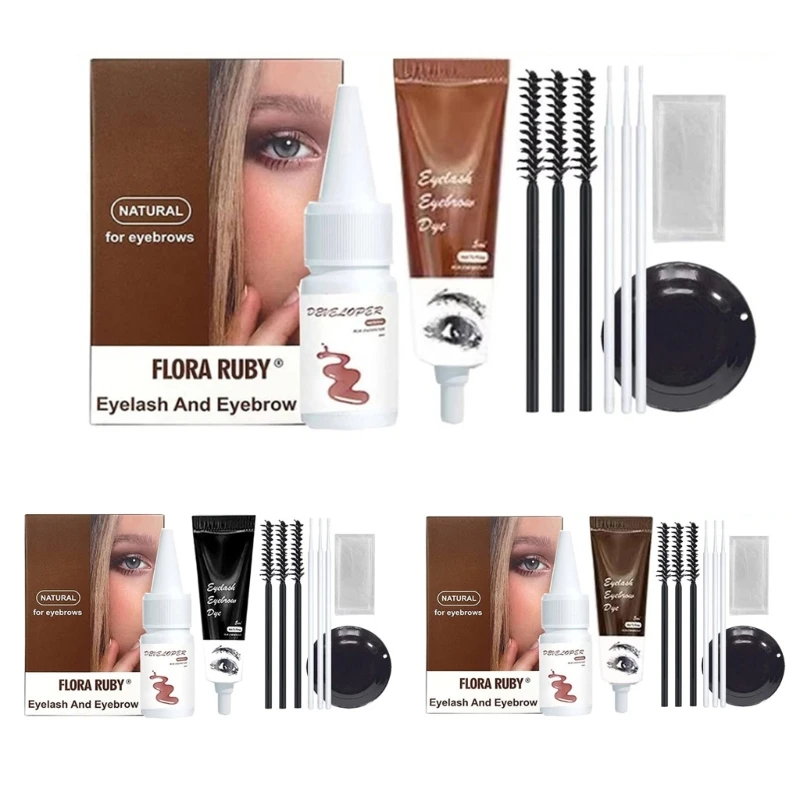 

Semi Permanent Eyelash & Eyebrow Tint Kit Pro Brow & Lash Tinting & Coloring Kit