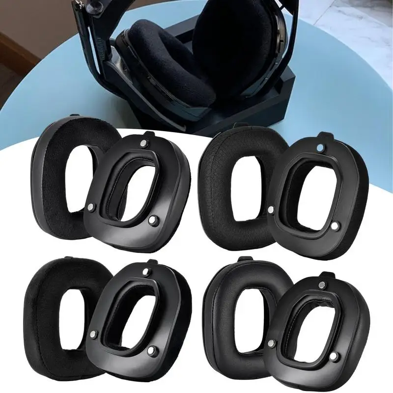 

2pcs Soft Ear Pads Headphone Replacement Earpads Head beam For Logitech ASTRO A50 Gen3 Gen4 Breathable Earphone Cushion Cover