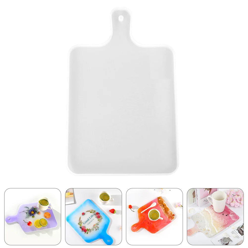 

Resin Mold Molds Silicone Coaster Tray Diy Epoxy Casting Moulds Plate Serving Mould Coasters Platter Agate Board Making Tools