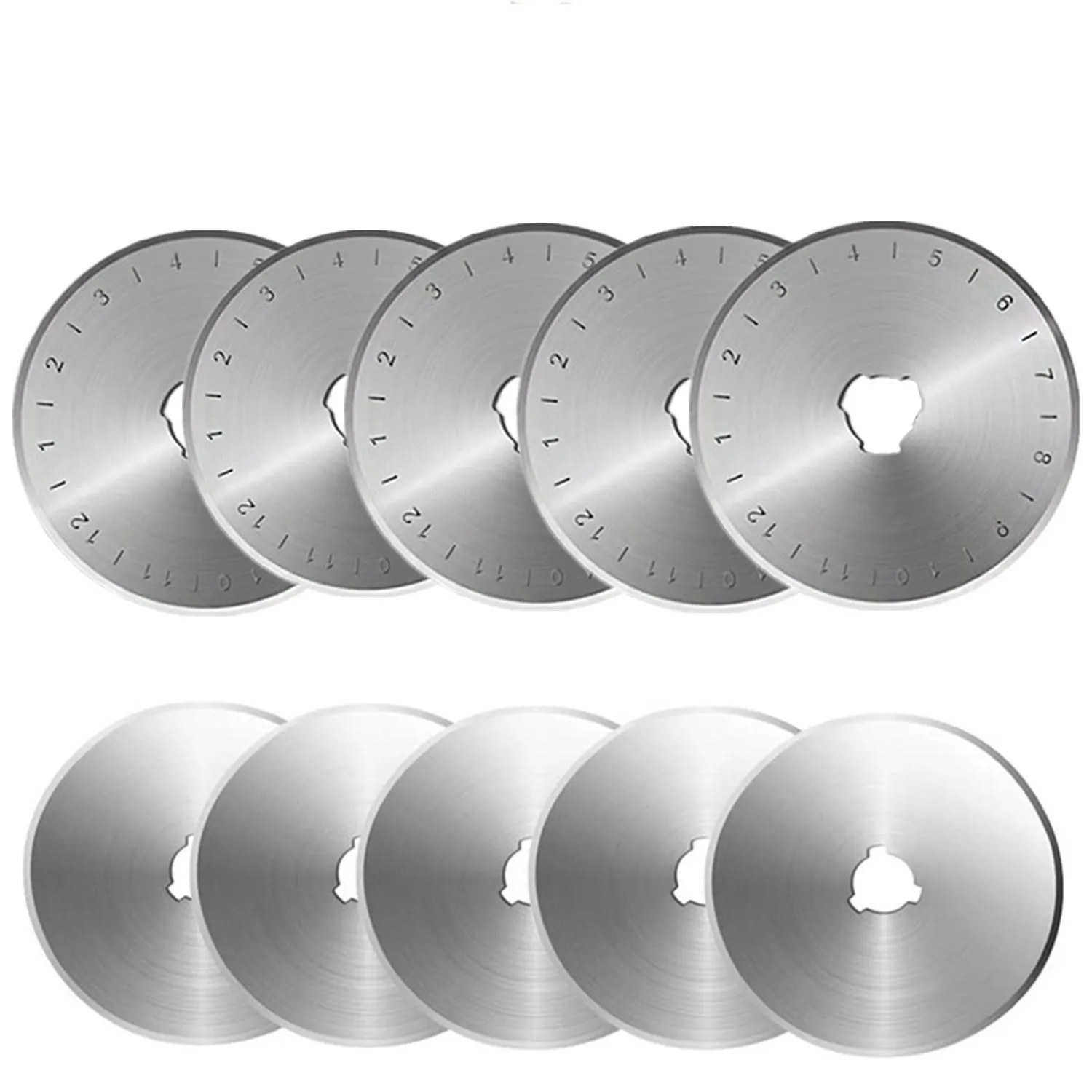 

10 шт. вращающиеся лезвия для резки 45 мм запасное Сменное режущее лезвие с чехлом для DIY лоскутного шитья аксессуары для резки кожи