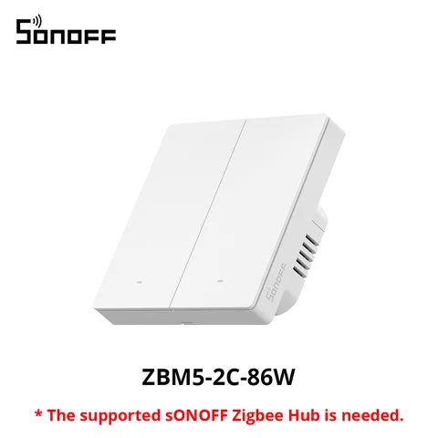 SONOFF ZBM5 80/86 Умный выключатель Zigbee
