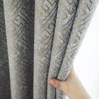 Новые роскошные занавески для гостиной, спальни, элегантные затемняющие оконные занавески высокого качества, индивидуальные однотонные шенили с узором