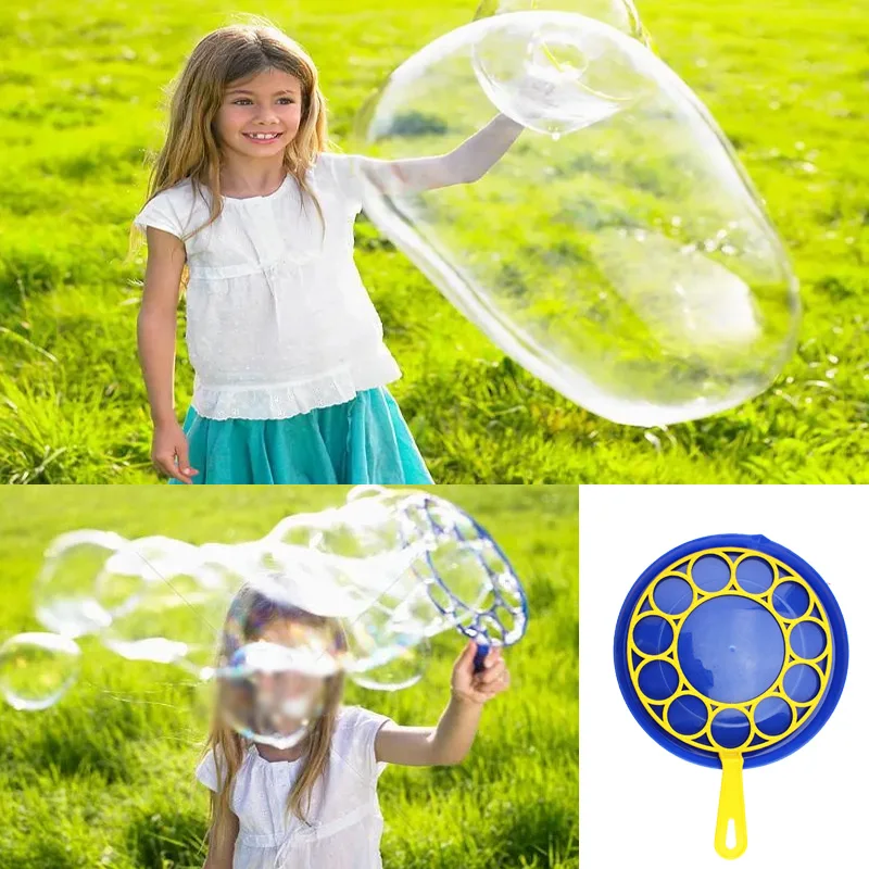 

Soap Bubble Machine Blowing Bubble Plate Navy Blue Soap For Children Gift Big Dish Bubble Set Blower Maker Bubble Outdoor Toys