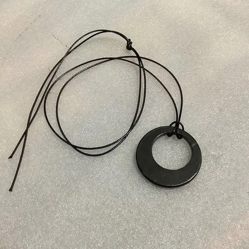 Оптовая продажа 1 шт. ожерелье с бусинами из российского шунгита исцеляющая