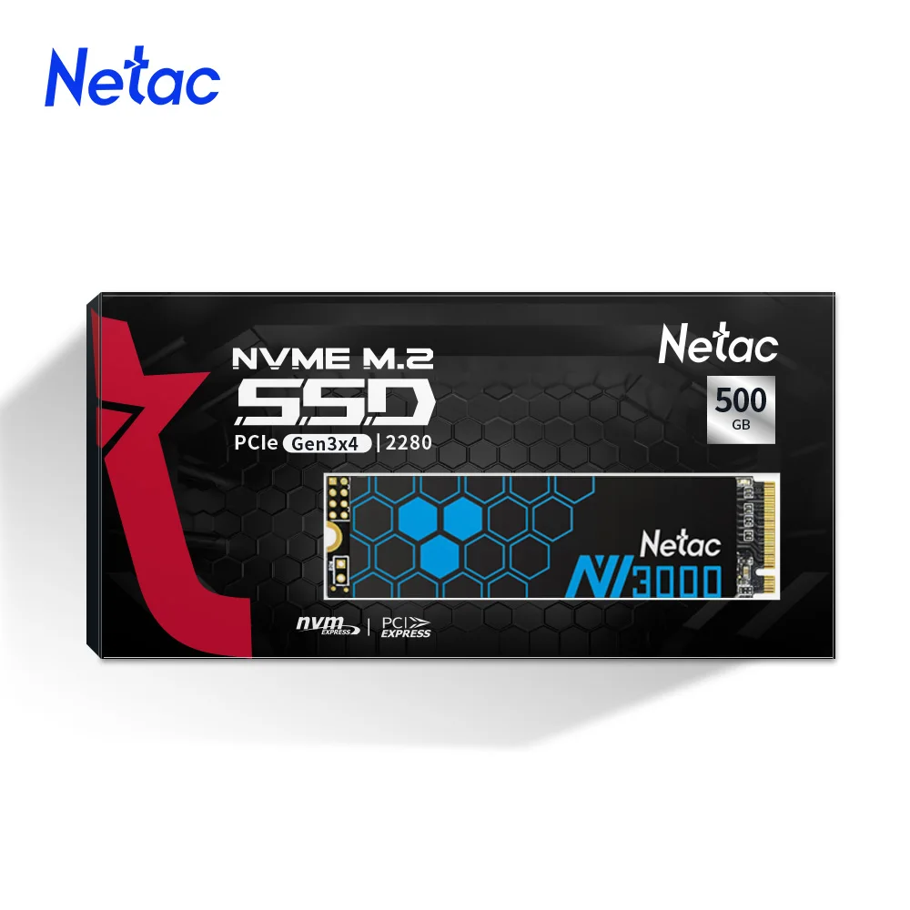 Жесткий диск Netac SSD M2 NVMe 1 ТБ 500 Гб 250 ГБ 2280 PCIe |