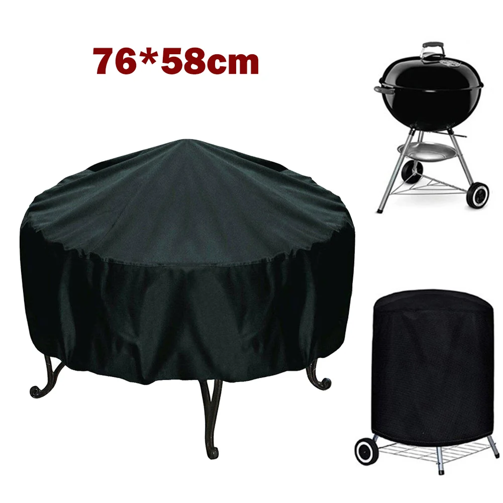 

Universal Cover BBQ Grill Cover Polyester Fabric Rectangle Round 145*61*117cm/76*58cm For Most Gas High Quality
