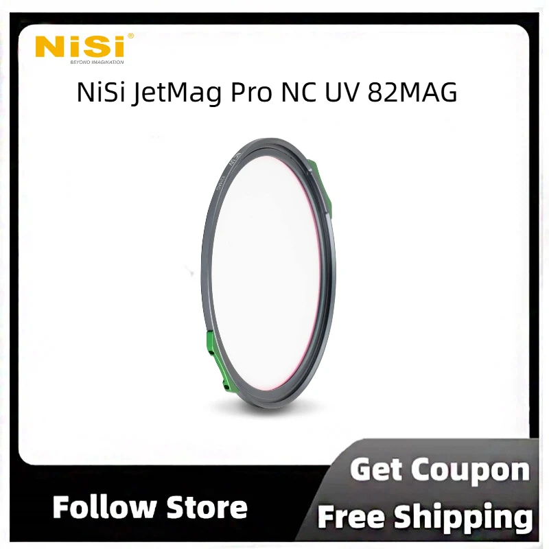 Фото Фильтр NiSi JetMag Pro ND4 0.6 82MAG, магнитный ND, полный спектр нейтральной плотности, блокировка ИК-излучения, для широкоугольных объективов №1