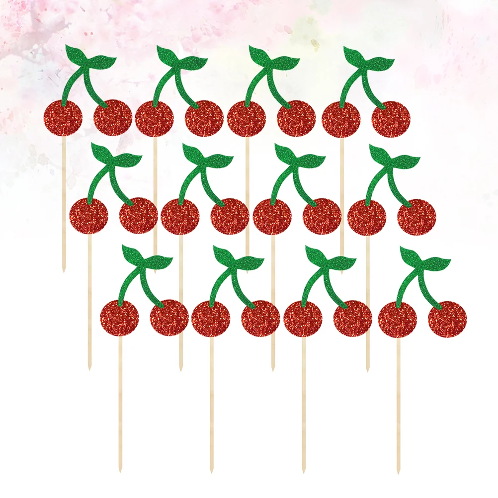 

Birthday Cupcake Topper Cake Pickfruit Picks Toothpick Appetizer Party Supplies